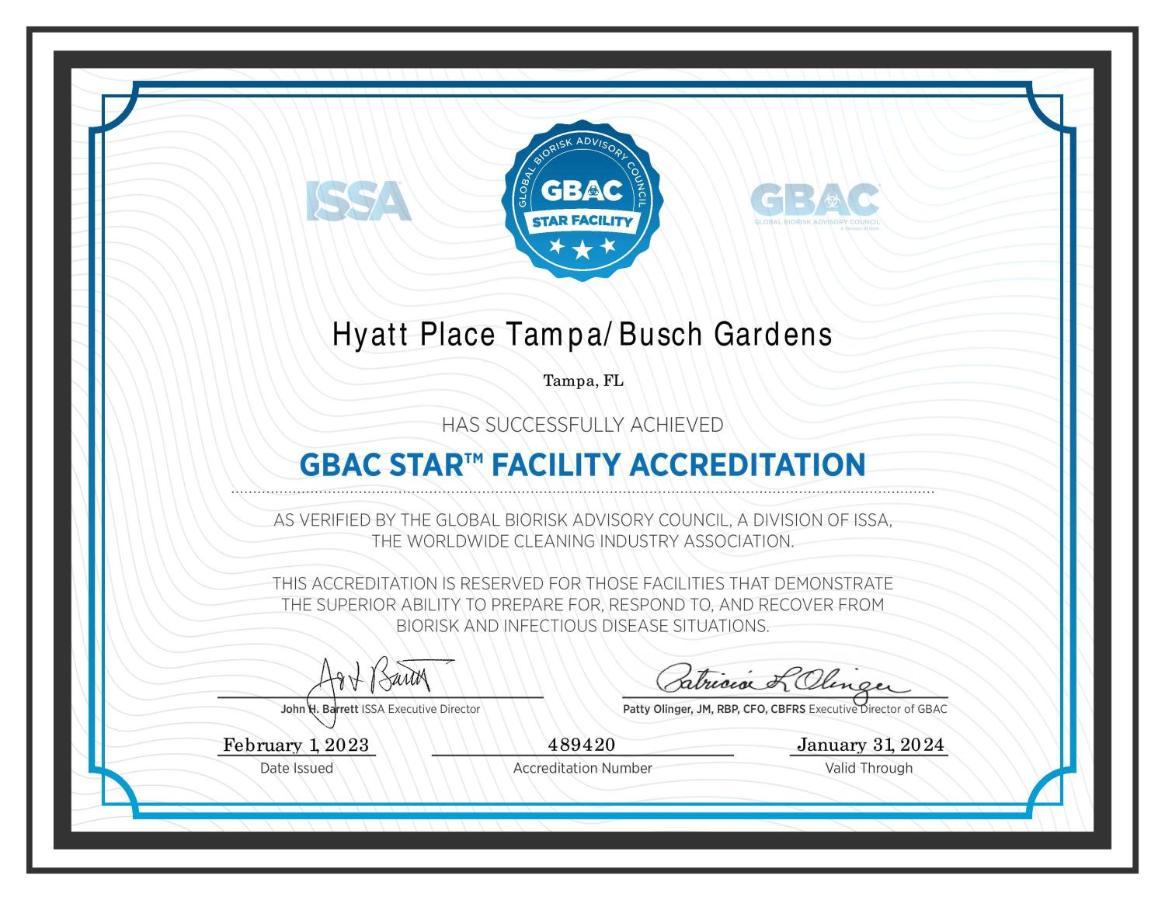 Hyatt Place Tampa Busch Gardens Exterior photo